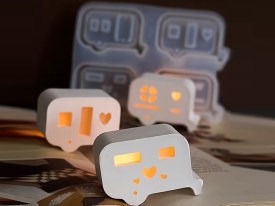 Molde silicona 4 casas rodantes